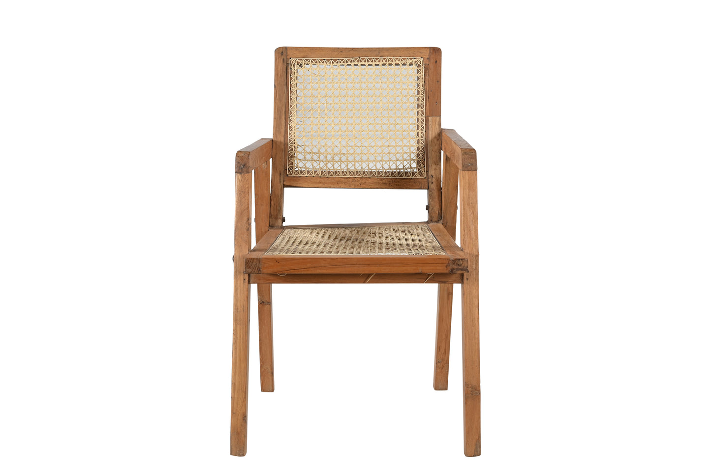 Vintage Teak Rattan ArmChair