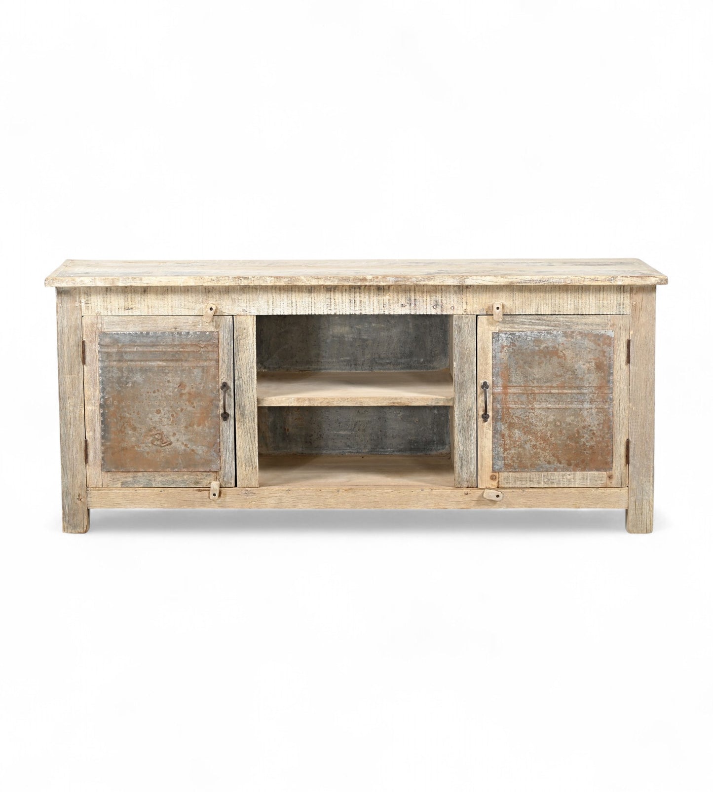 Recycled Wood Iron Plasma SideBoard