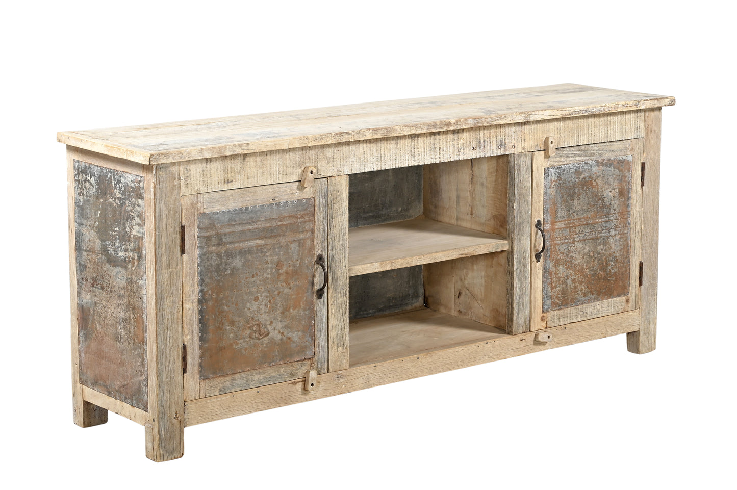 Recycled Wood Iron Plasma SideBoard