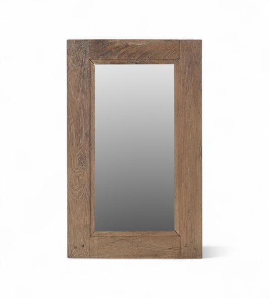 Vintage Teak Wood Mirror