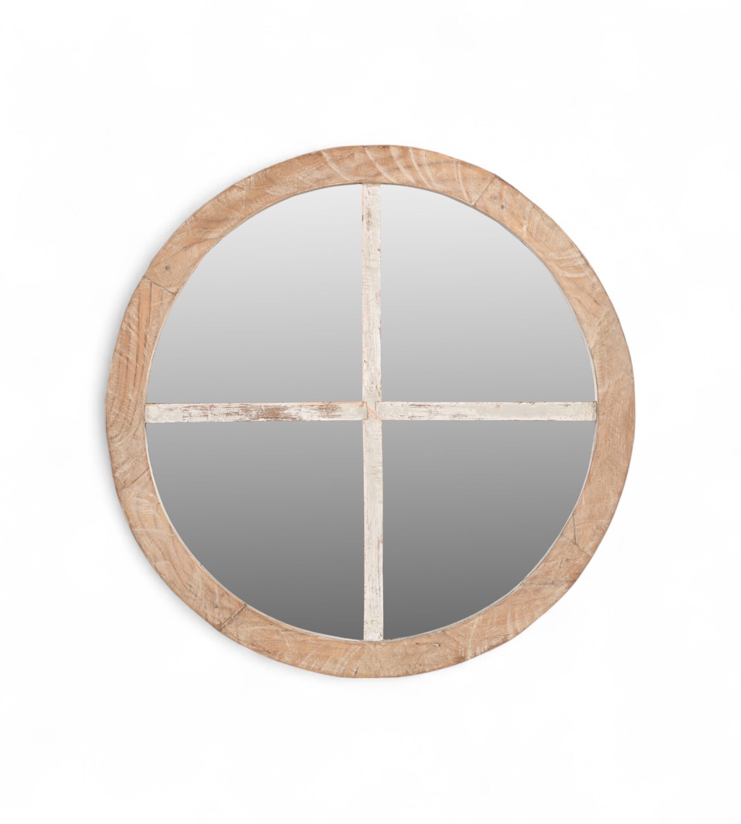Vintage Teak Wood Mirror