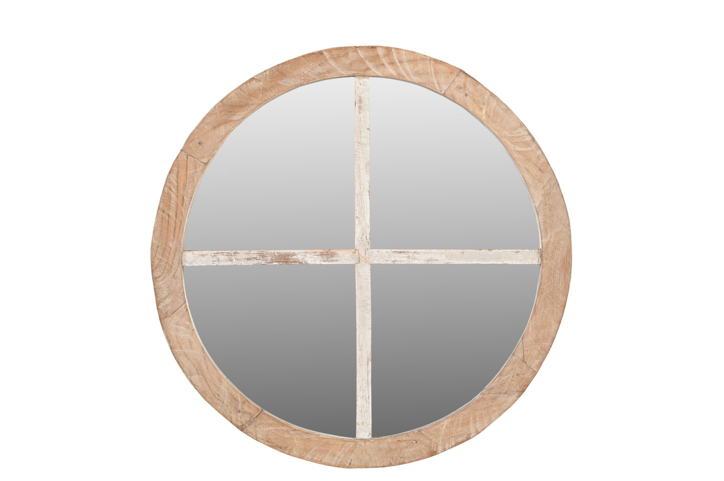 Vintage Teak Wood Mirror
