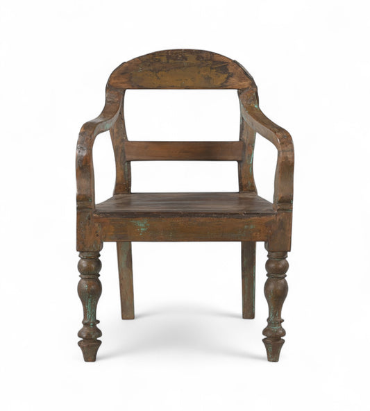 Vintage Teak Wood Arm Chair