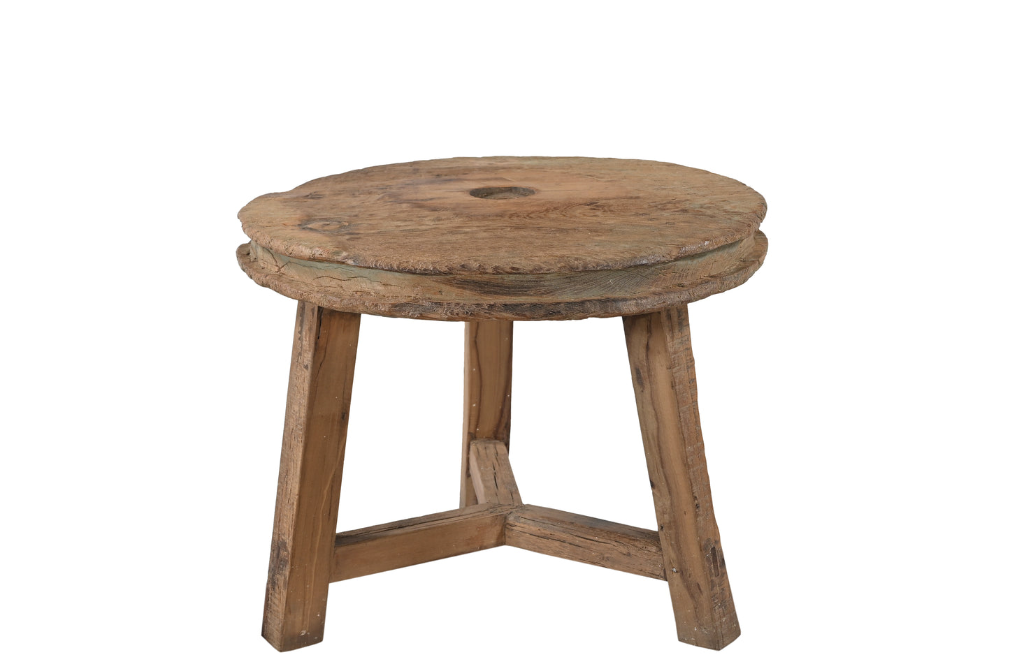 Vintage Recycled Wood Side Table