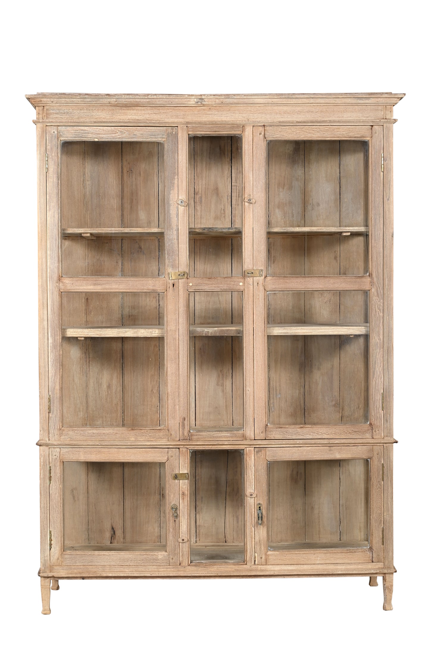 Vintage Teak Glass Display Cabinet