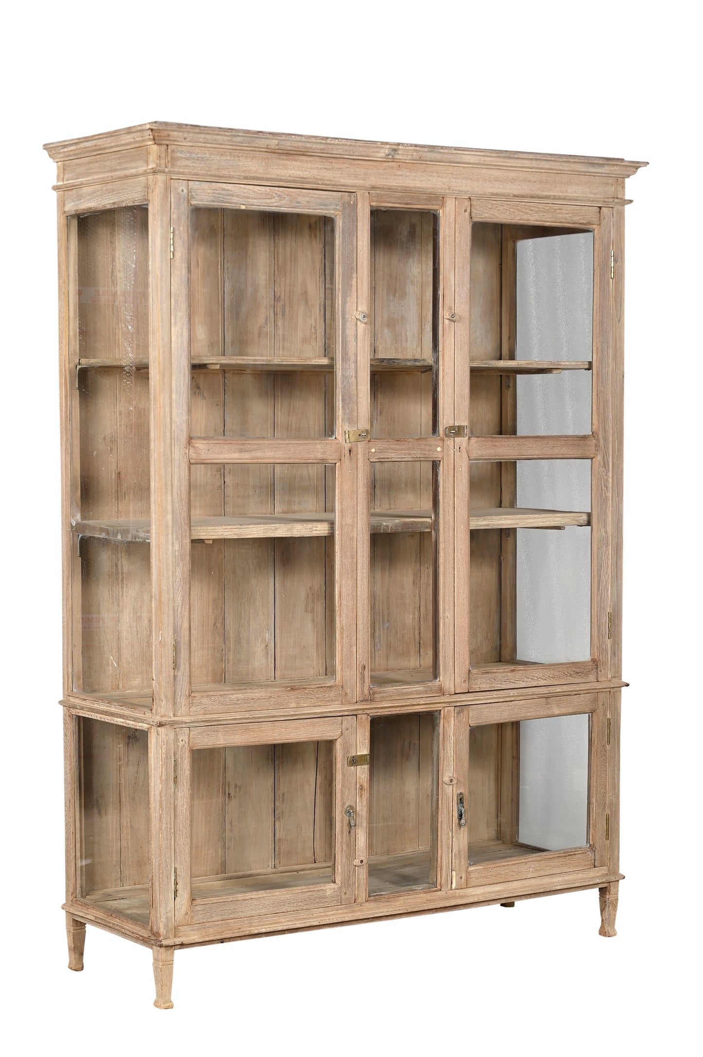 Vintage Teak Glass Display Cabinet
