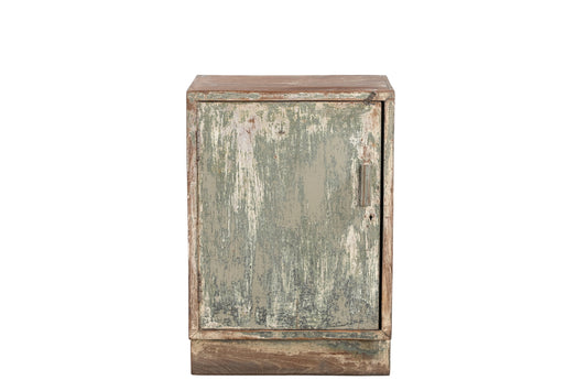 Vintage Teak Wood Bedside Table