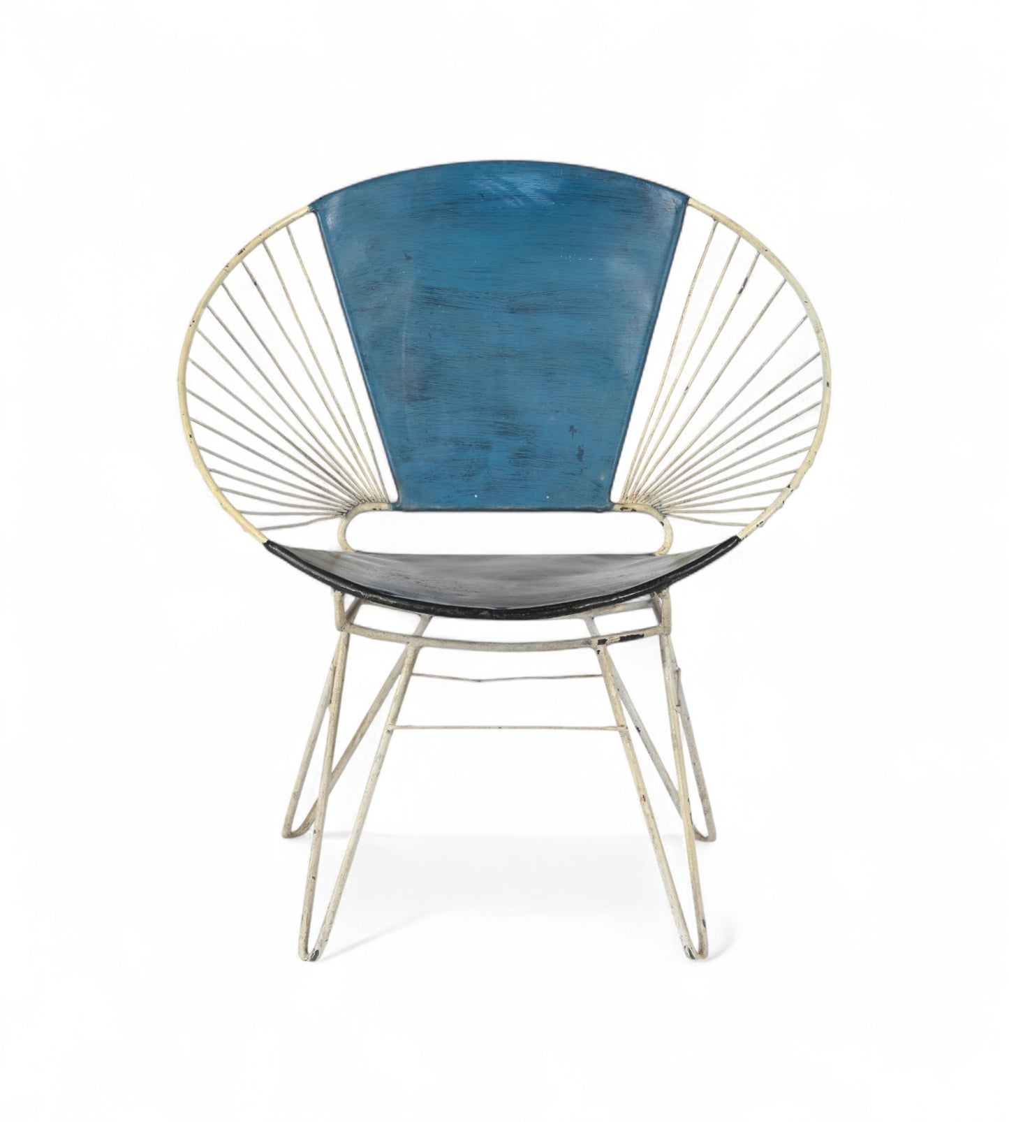 Vintage Iron Canvas Chair
