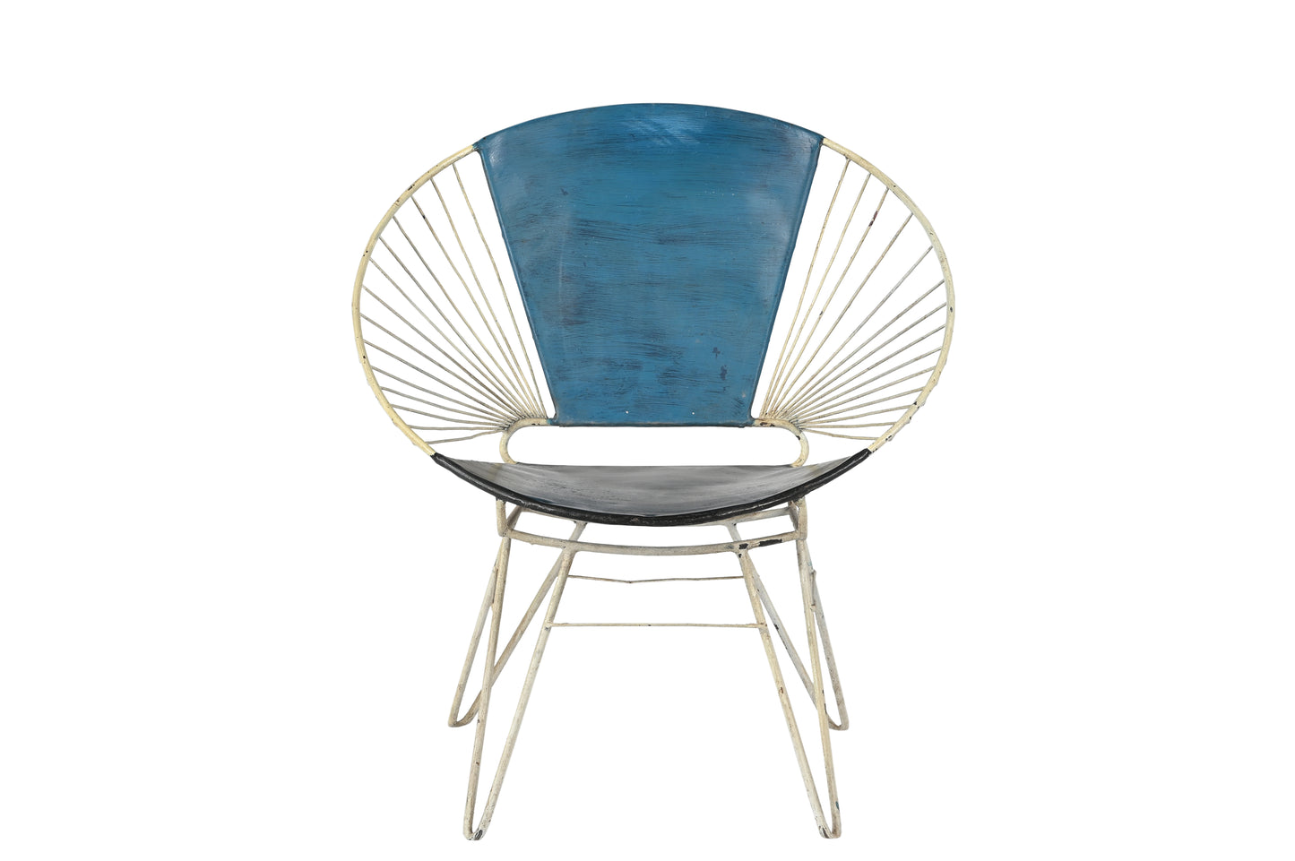 Vintage Iron Canvas Chair