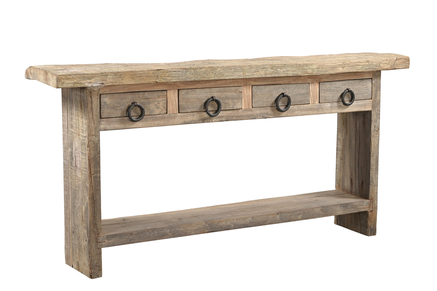 Recycled Wood Console Table