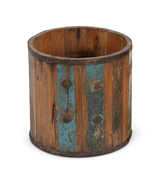Vintage Recycled Wood Buckets